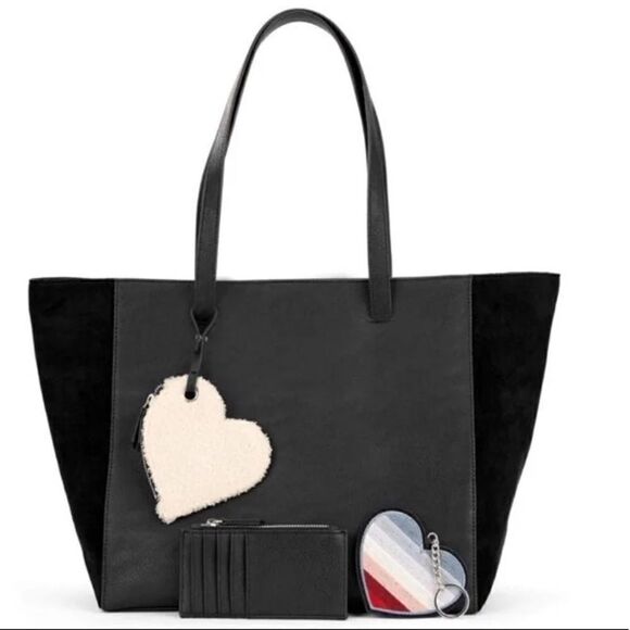 Ellen Degeneres Handbags - Ellen Degeneres Purse  Black Faux Leather Oversized Purse